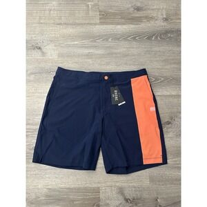 Rhone Barrier Swim Shorts Men's XL Navy Emberglow NWT